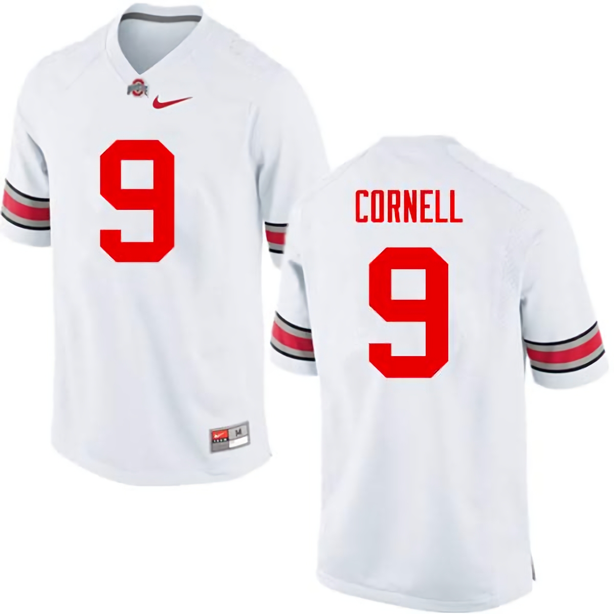 Jashon Cornell Ohio State Buckeyes Men's NCAA #9 Nike White College Stitched Football Jersey WLE5856TE